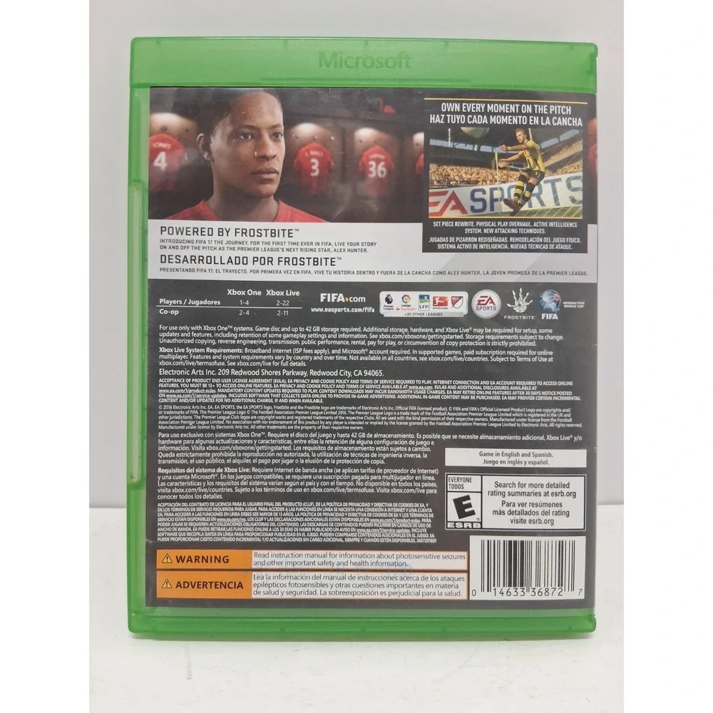 Xbox 1 Ea Sports Fifa 17